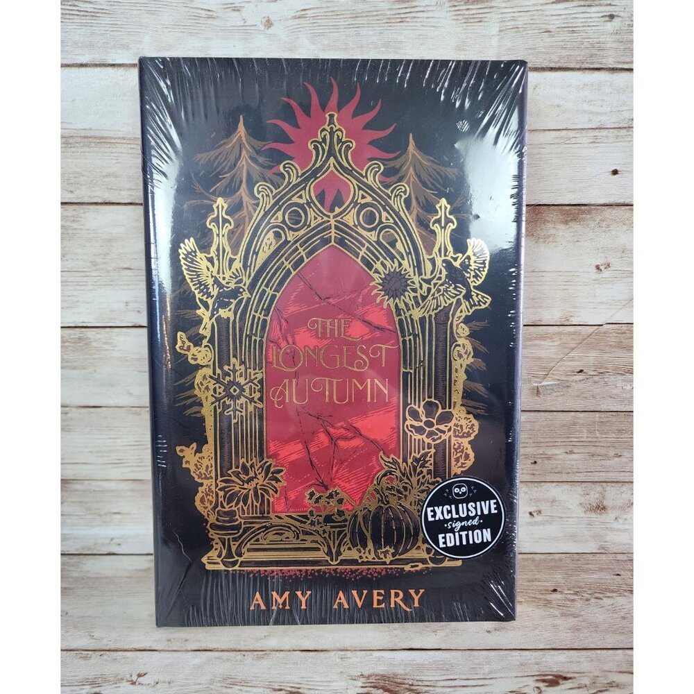 The Longest Autumn by Amy Avery Owlcrate Exclusive Signed Edition Sealed